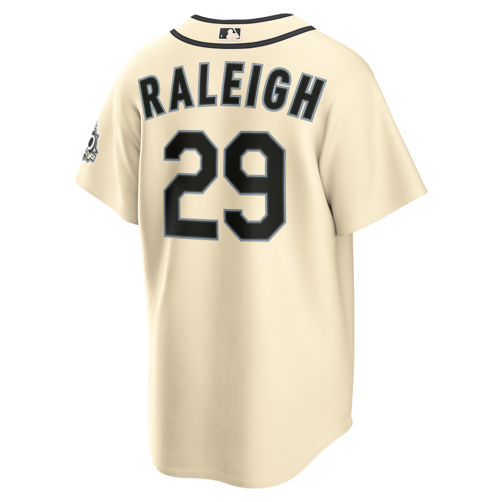 Cal Raleigh Seattle Mariners Nike  Alternate 50th Season Patch Stadium Jersey - Teal