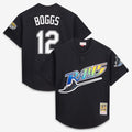 Wade Boggs Tampa Bay Rays Mitchell & Ness Authentic Batting Practice Jersey - Black