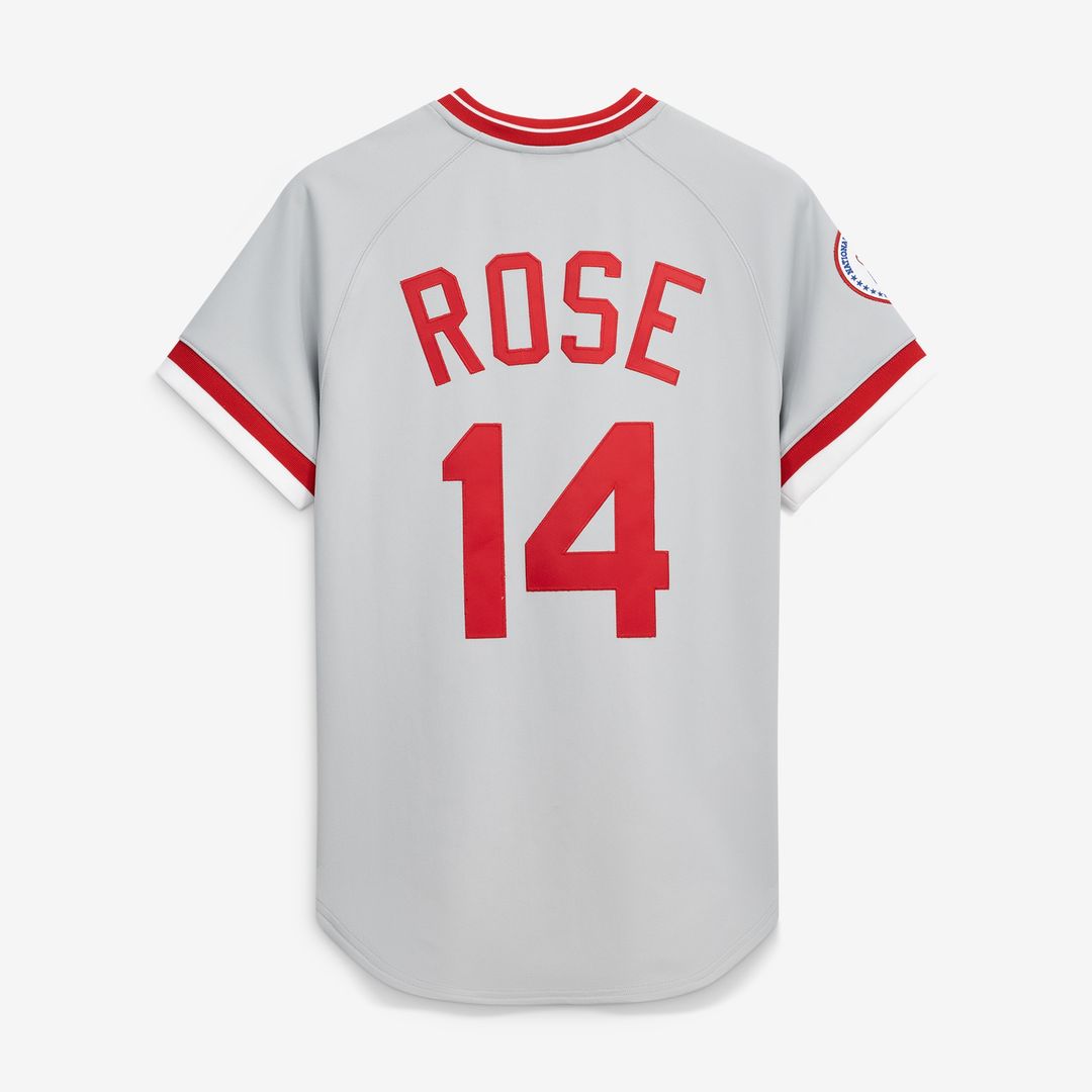 Pete Rose Cincinnati Reds Mitchell & Ness 1976 Authentic Jersey - Gray