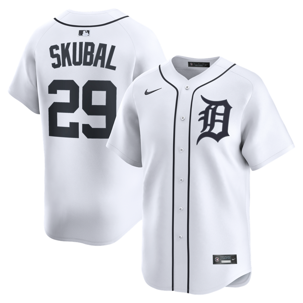 Tarik Skubal Detroit Tigers Nike Home Limited Player Jersey - White