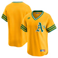 Athletics Nike Cooperstown Collection Limited Jersey - Gold