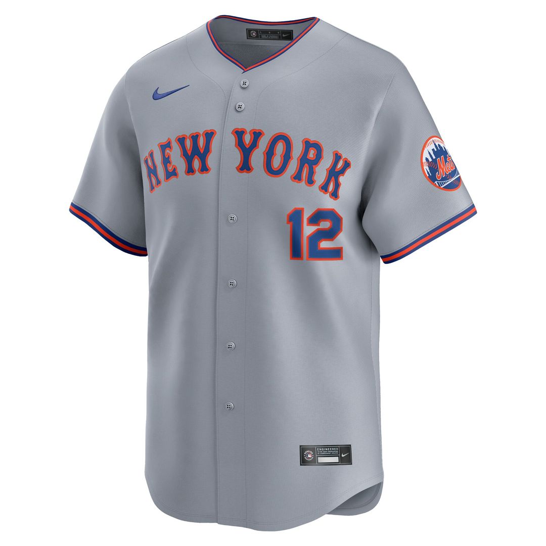 Francisco Lindor New York Mets Nike Home Limited Jersey - White