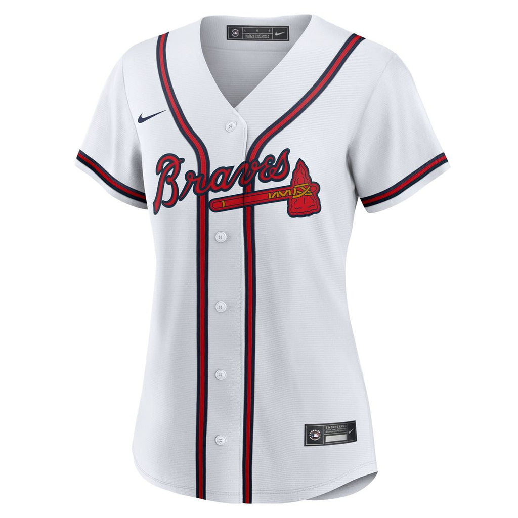 Spencer Strider Atlanta Braves Nike Women's Home Replica Jersey - White