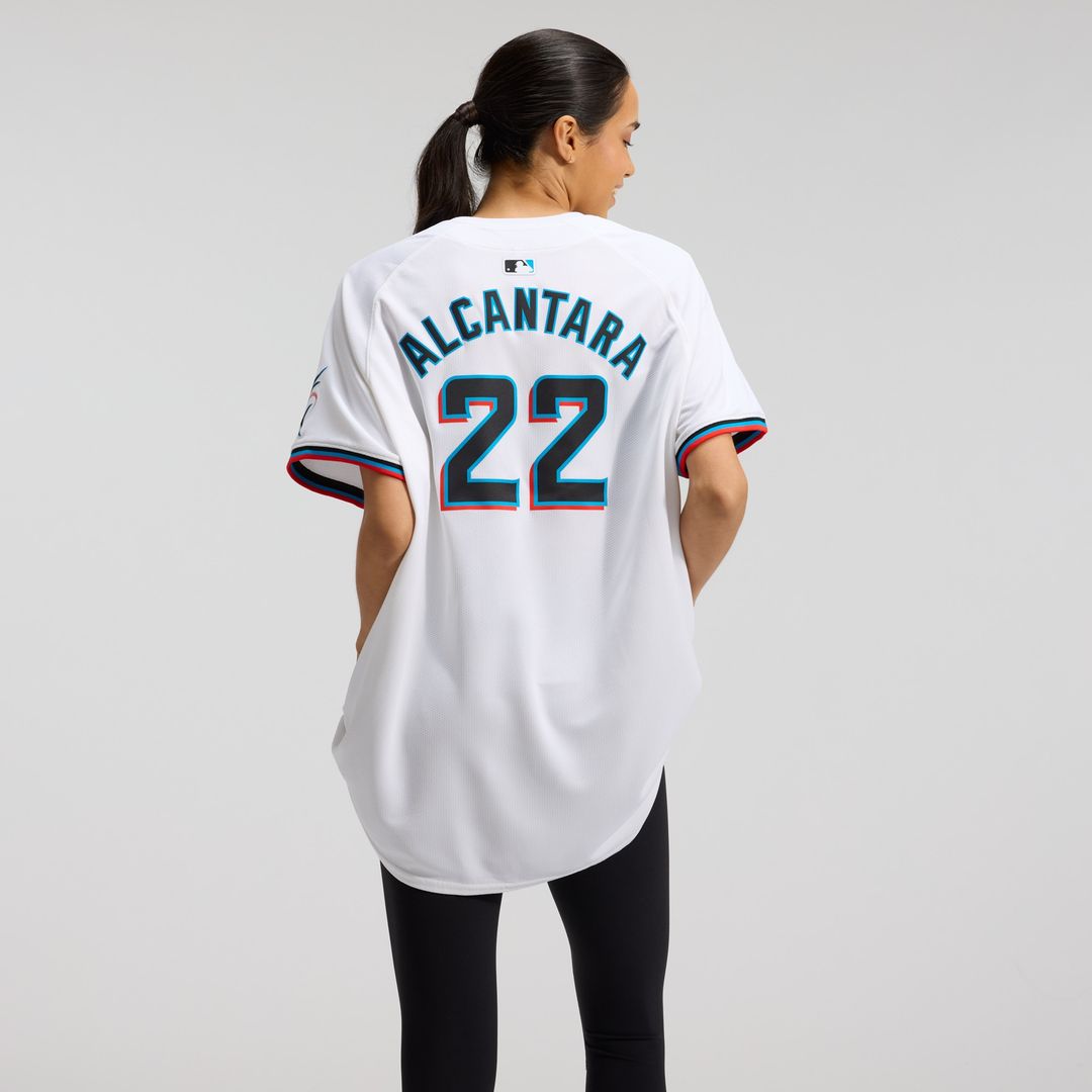 Sandy Alcantara Miami Marlins Nike Women's Home Limited Player Jersey – White