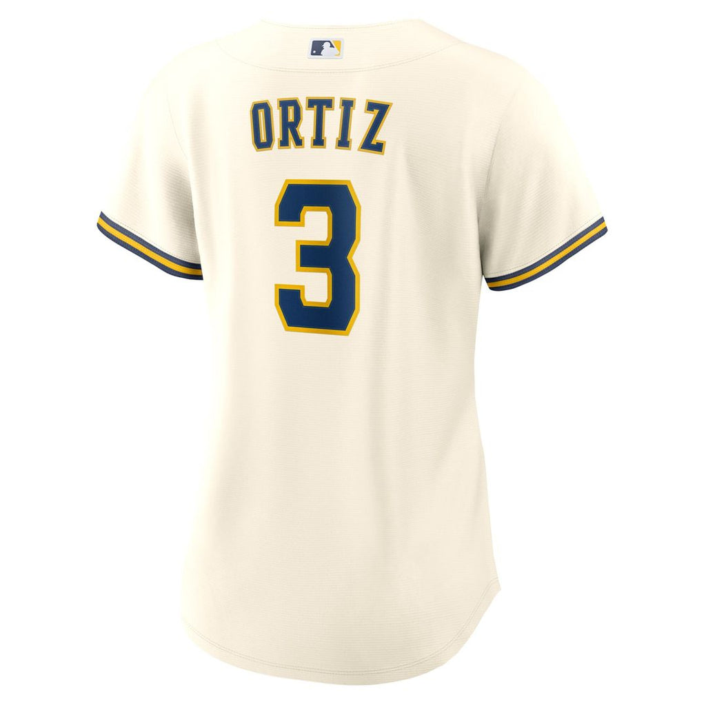 Joey Ortiz Milwaukee Brewers Nike Women's Home Replica Jersey - Cream