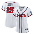 Andruw Jones Atlanta Braves Nike Women's 2026 Baseball Hall of Fame Retired Player Replica Jersey - White