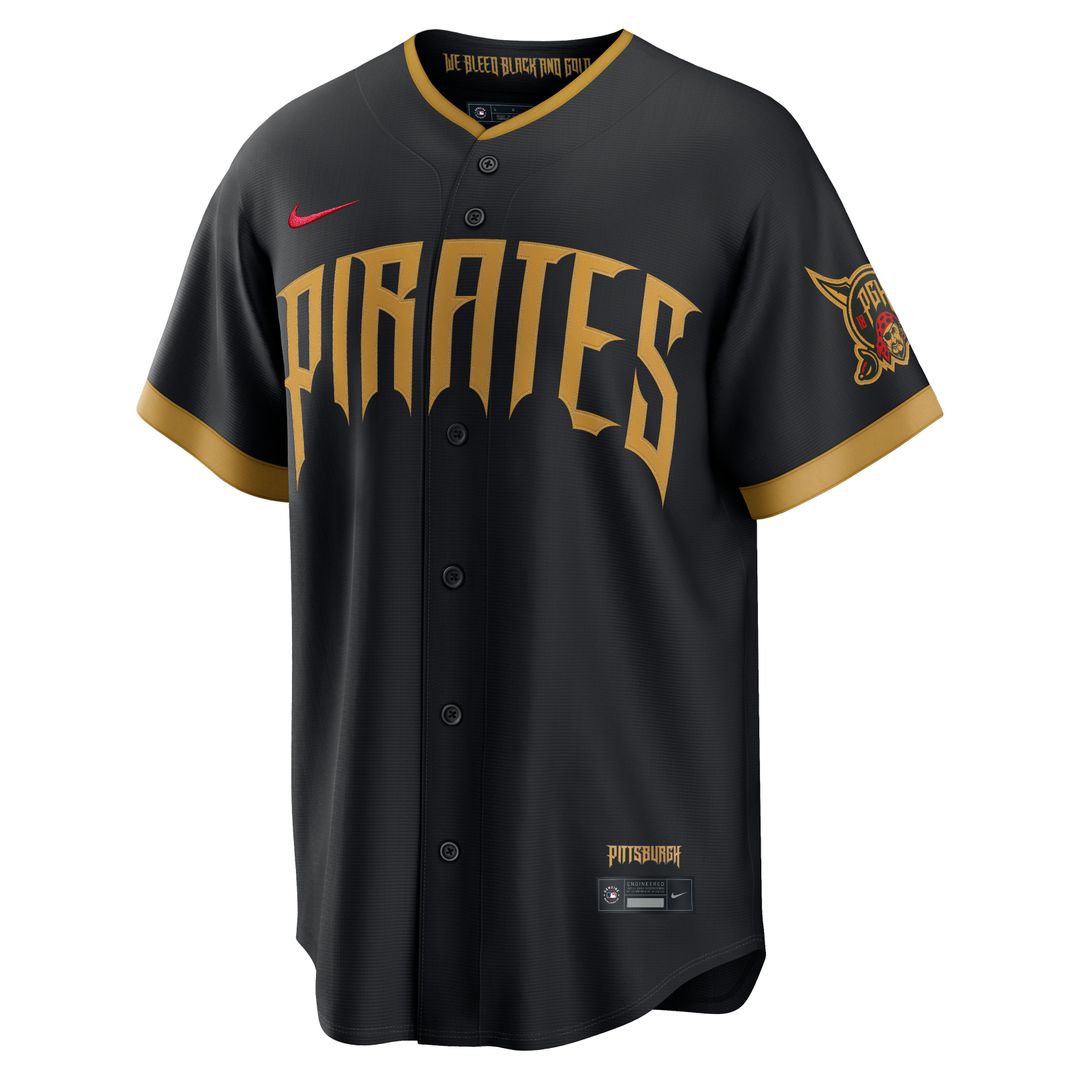 Roberto Clemente Pittsburgh Pirates Nike 2026 City Connect Stadium Jersey - Black