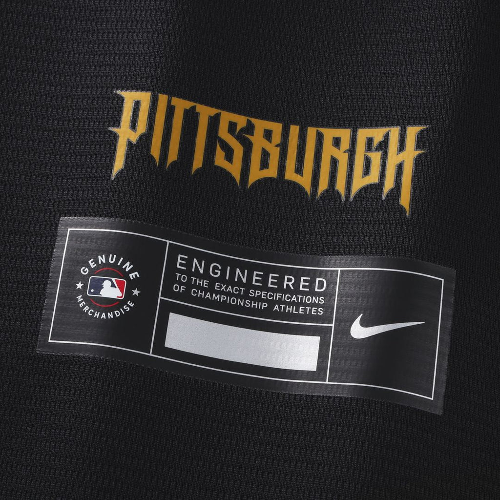 Konnor Griffin Pittsburgh Pirates Nike 2026 City Connect Stadium Jersey - Black