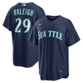 Cal Raleigh Seattle Mariners Nike Road Replica Jersey - Navy