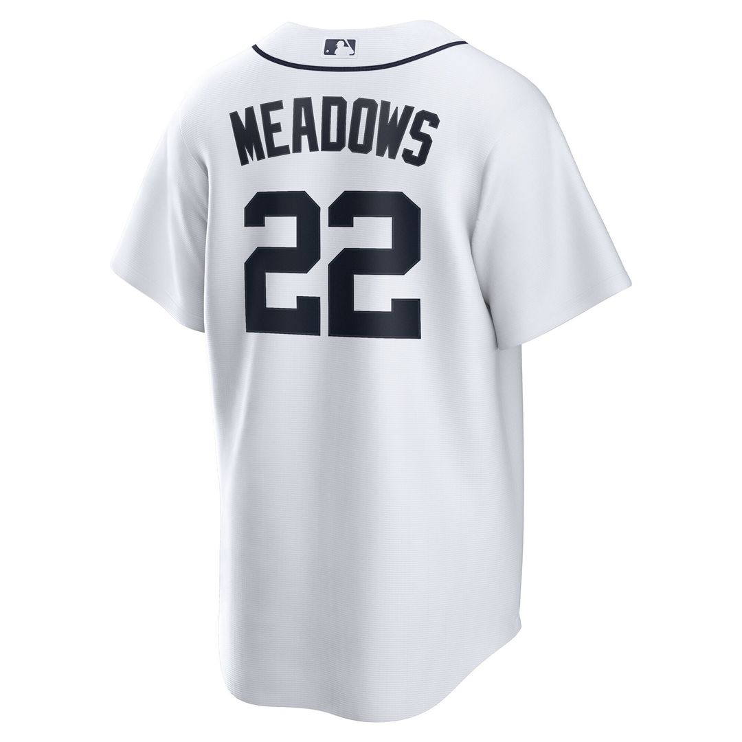 Parker Meadows Detroit Tigers Nike Home Replica Jersey - White