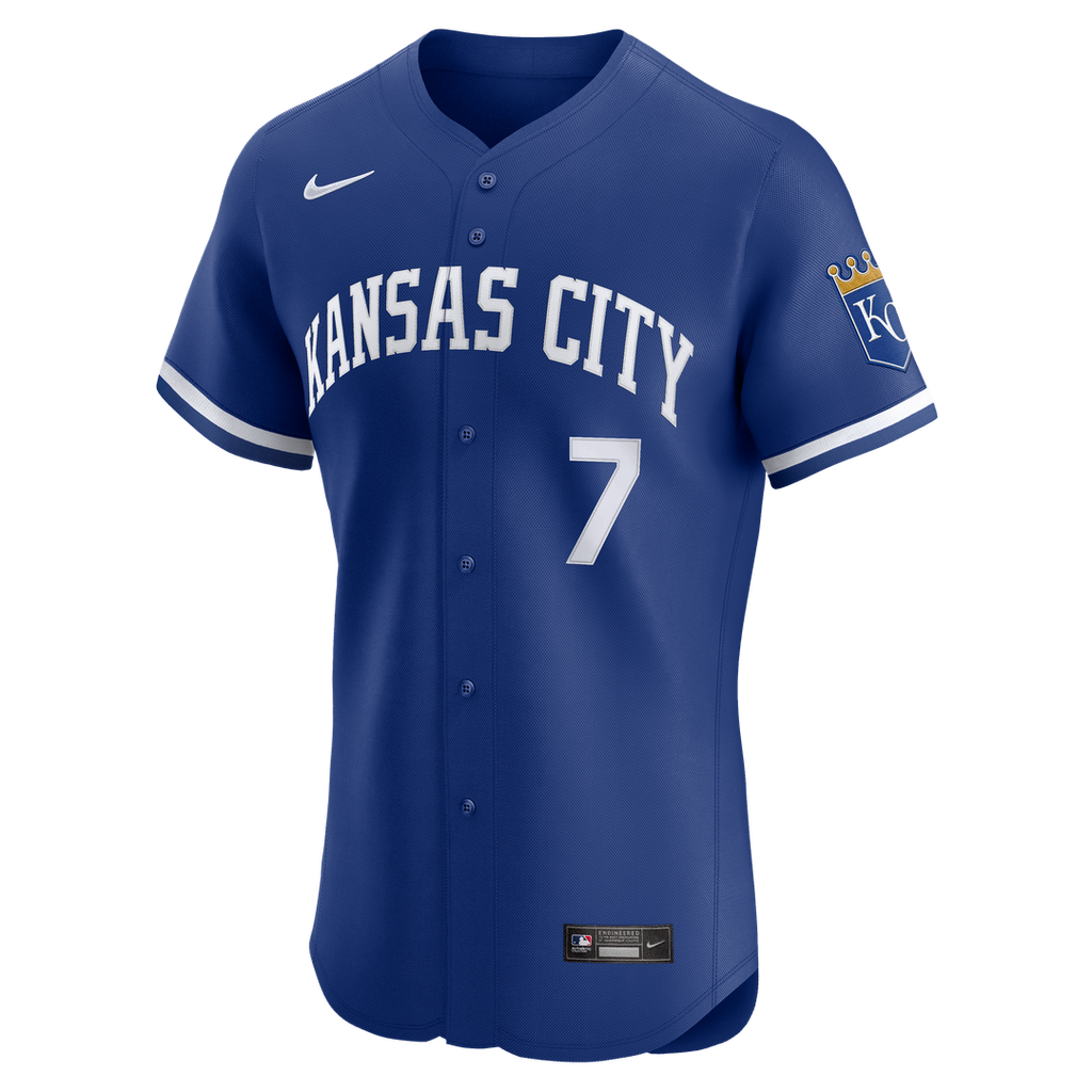 Bobby Witt Jr. Kansas City Royals Nike Alternate 2 Elite Player Jersey - Royal