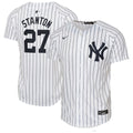 Giancarlo Stanton New York Yankees Nike Youth Home Limited Player Jersey - White