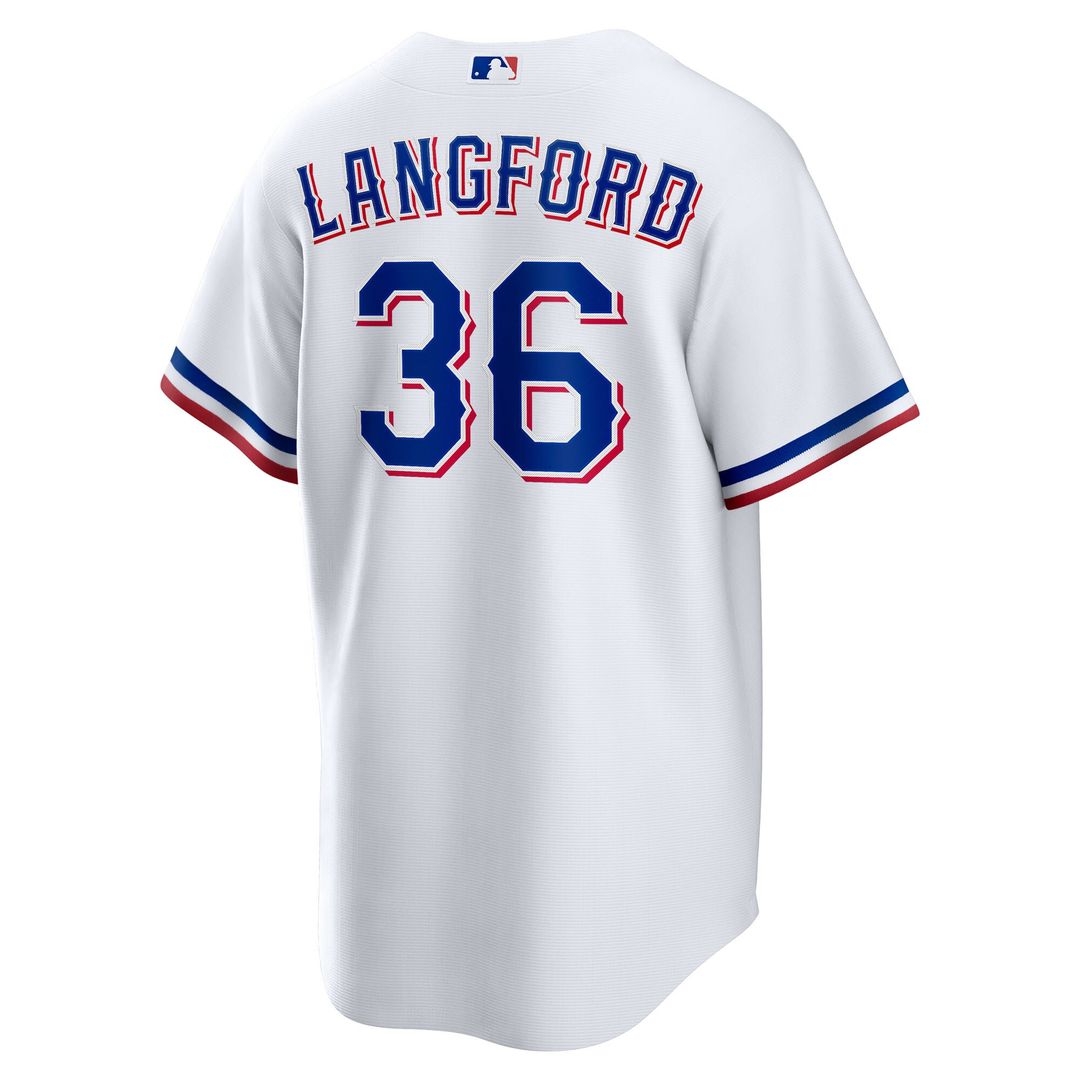 Wyatt Langford Texas Rangers Nike  Youth Home Replica Jersey - White