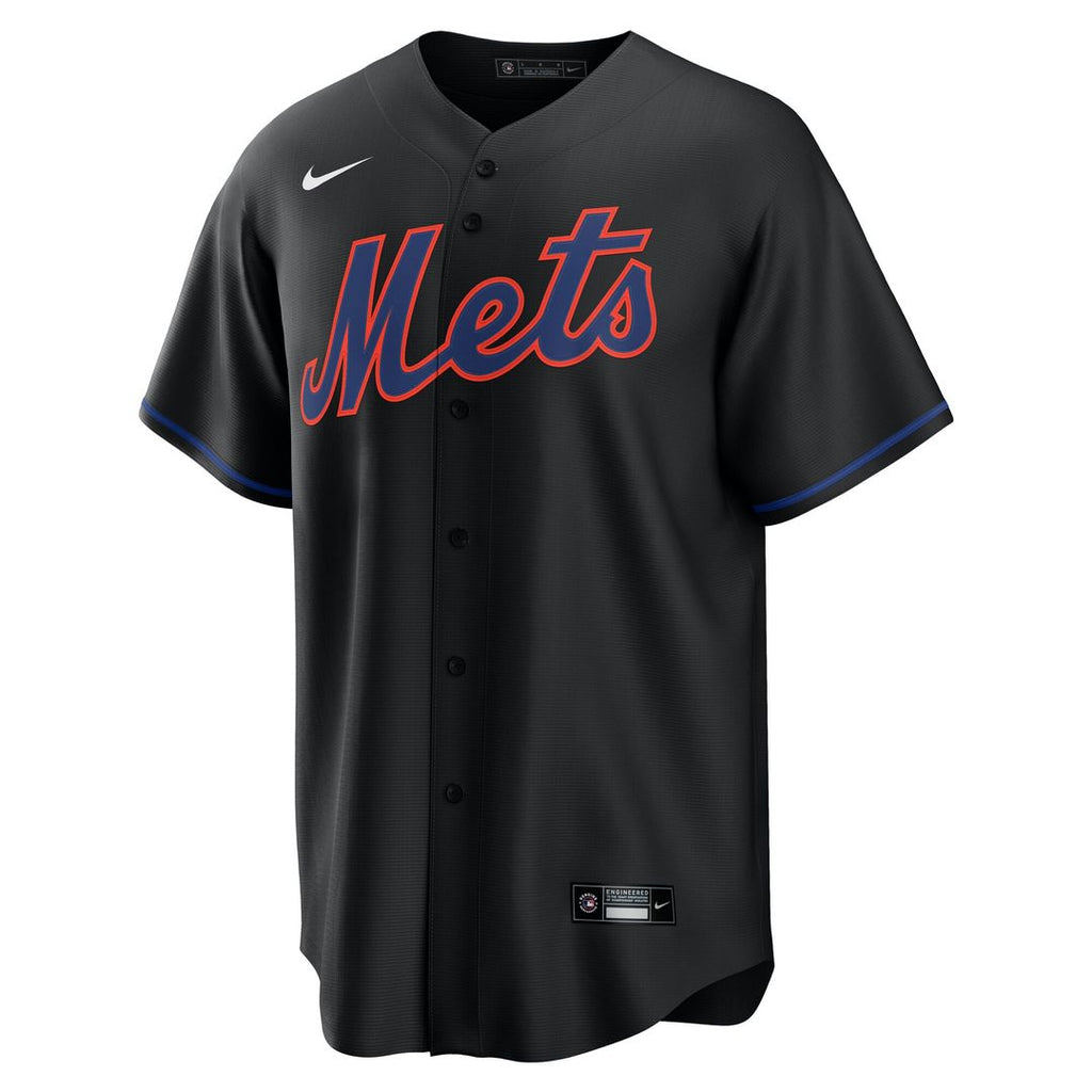 Francisco Lindor New York Mets Nike Alternate Replica Jersey - Black