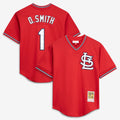 Ozzie Smith St. Louis Cardinals Mitchell & Ness Youth Cooperstown Collection Mesh Batting Practice Jersey - Navy