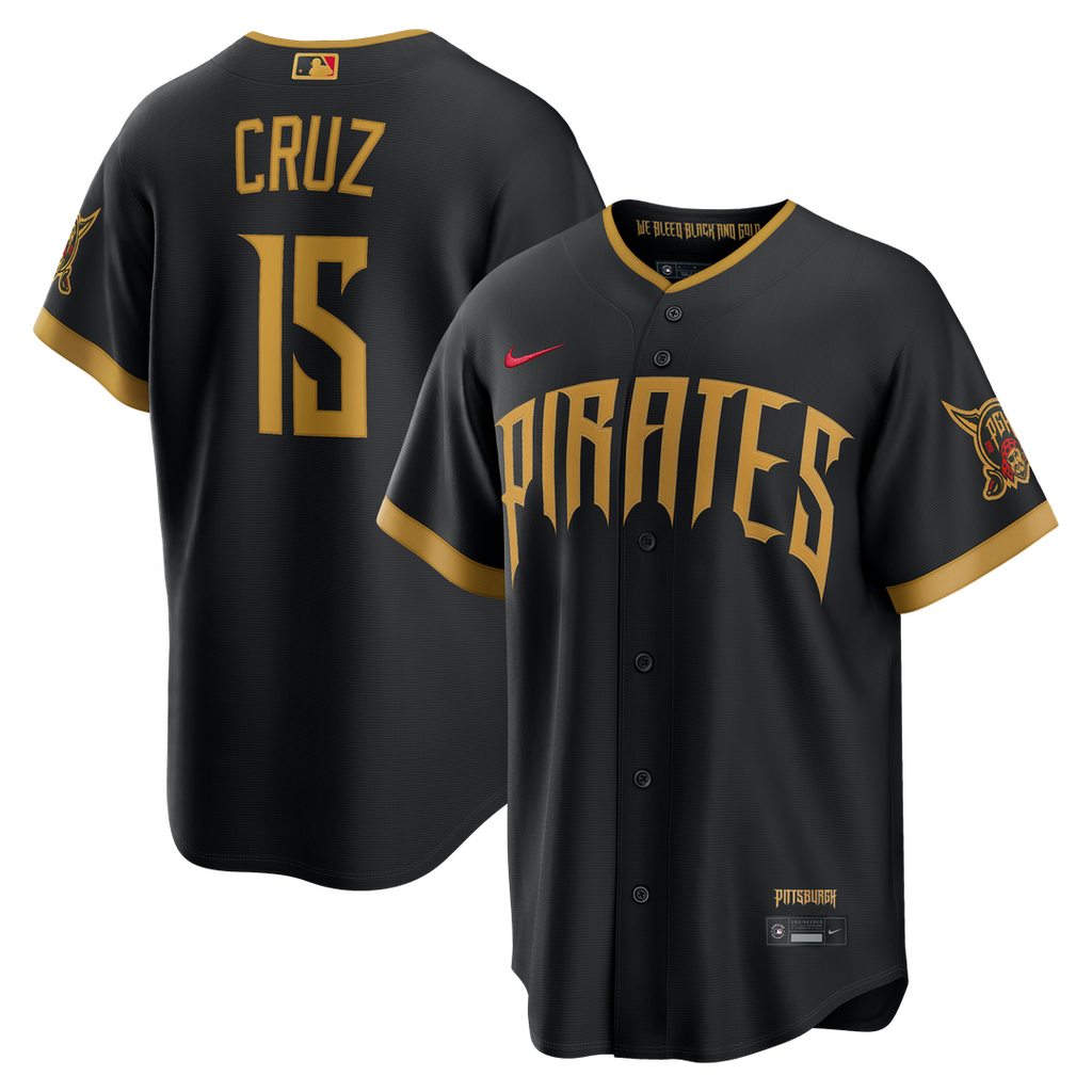 Oneil Cruz Pittsburgh Pirates Nike 2026 City Connect Stadium Jersey - Black