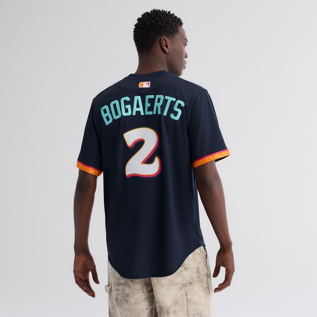 Xander Bogaerts San Diego Padres Nike 2026 City Connect Stadium Jersey - Obsidian