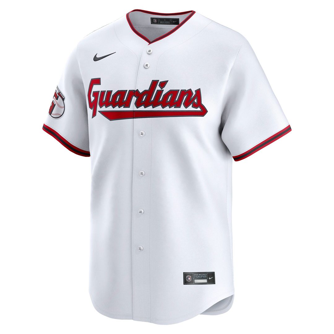Bo Naylor Cleveland Guardians Nike Home Limited Player Jersey - White