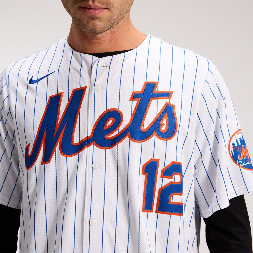 Francisco Lindor New York Mets Nike Home Limited Jersey - White
