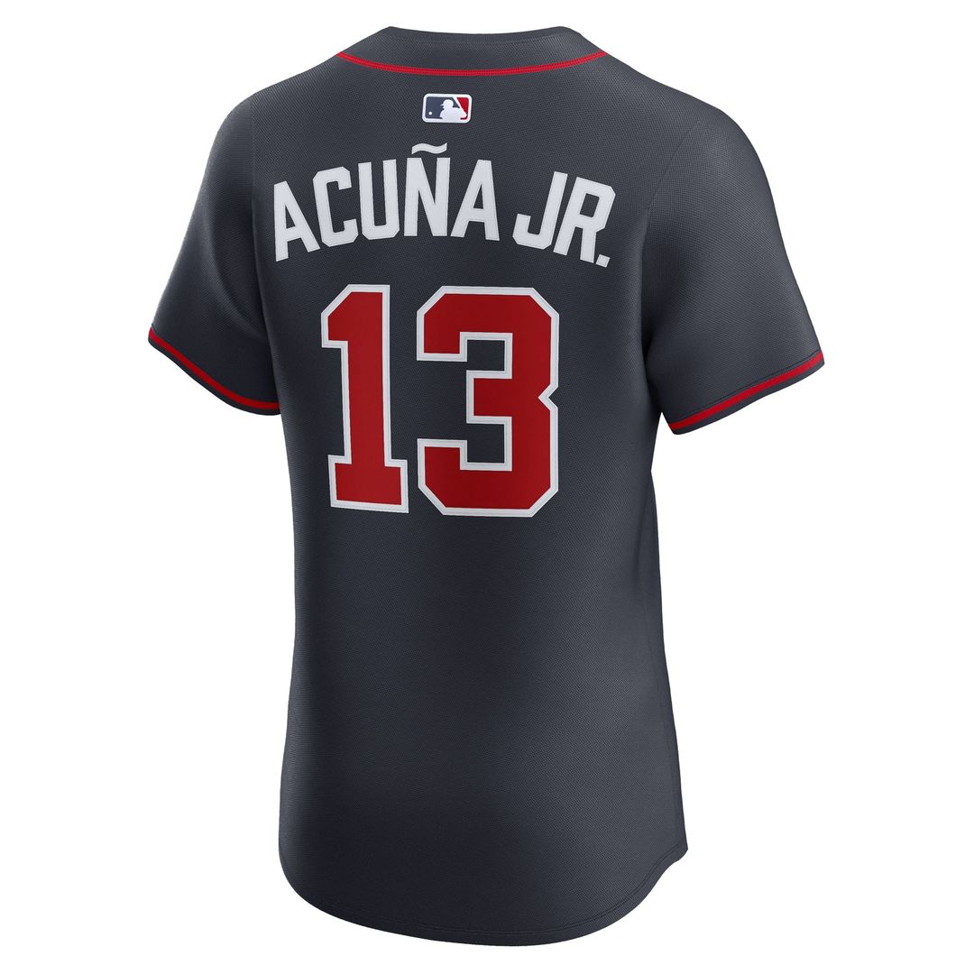 Ronald Acuña Jr. Atlanta Braves Nike Alternate 2 Elite Jersey - Red