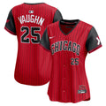 Andrew Vaughn Chicago White Sox Nike Women's 2025 City Connect Limited Player Jersey - Red/Black