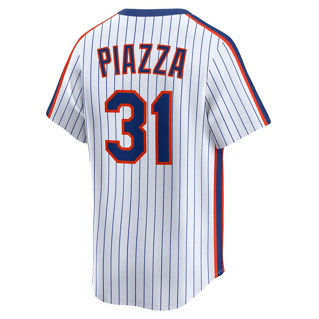 Mike Piazza New York Mets Nike Throwback Cooperstown Collection Limited Jersey - White
