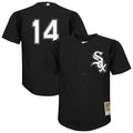 Paul Konerko Chicago White Sox Mitchell & Ness Youth Mesh Batting Practice Jersey - Black