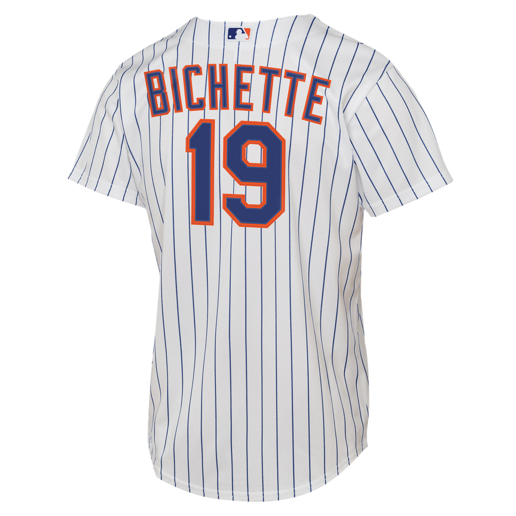 Bo Bichette New York Mets Nike Youth Home Baseline Jersey - White
