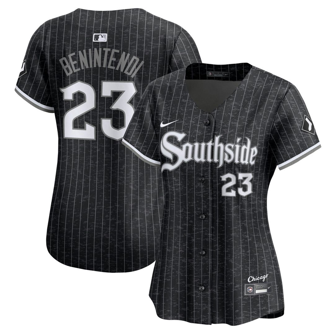 Andrew Benintendi Chicago White Sox Nike Women's 2025 City Connect Limited Player Jersey - Red/Black