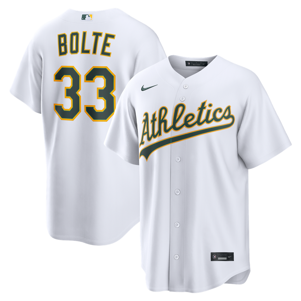 Henry Bolte Athletics Nike Home Replica Jersey - White