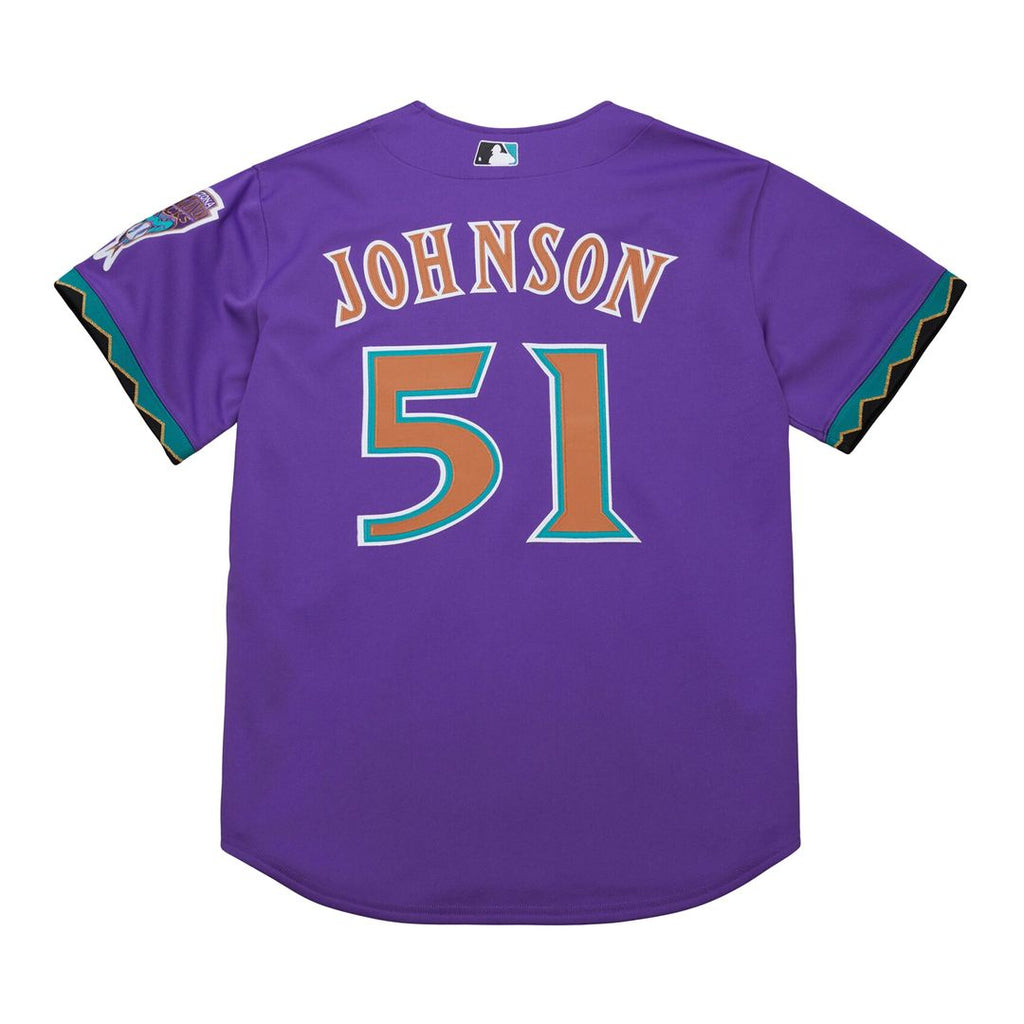 Randy Johnson Arizona Diamondbacks Mitchell & Ness 2000 Throwback Authentic Jersey - Purple