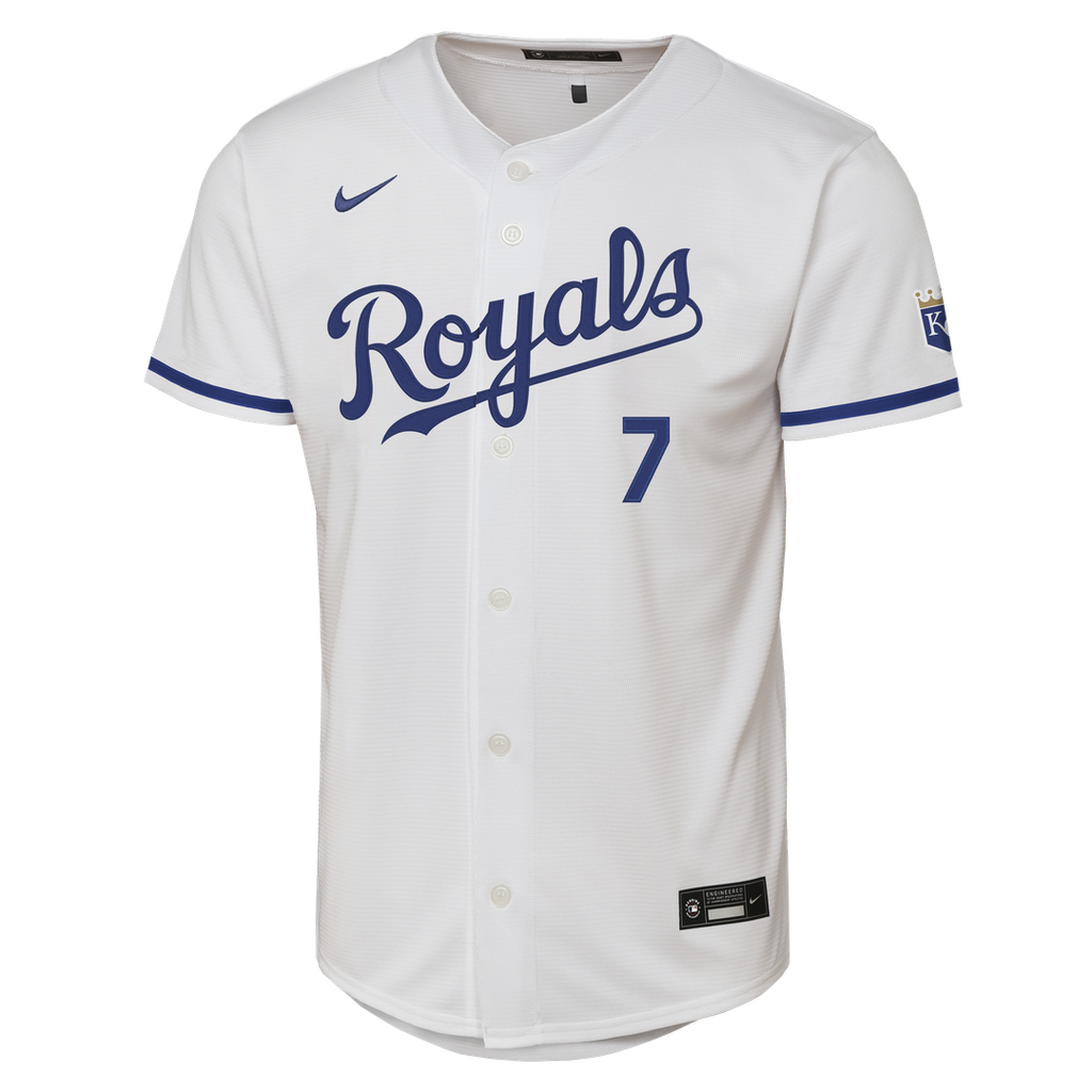 Bobby Witt Jr. Kansas City Royals Nike Youth Home Stadium Jersey - White