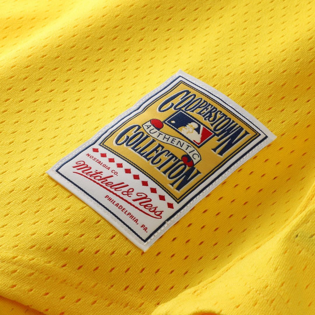 Mark McGwire Athletics Mitchell & Ness Authentic Batting Practice Jersey - Gold