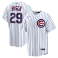 Michael Busch Chicago Cubs Nike Home Replica Jersey - White