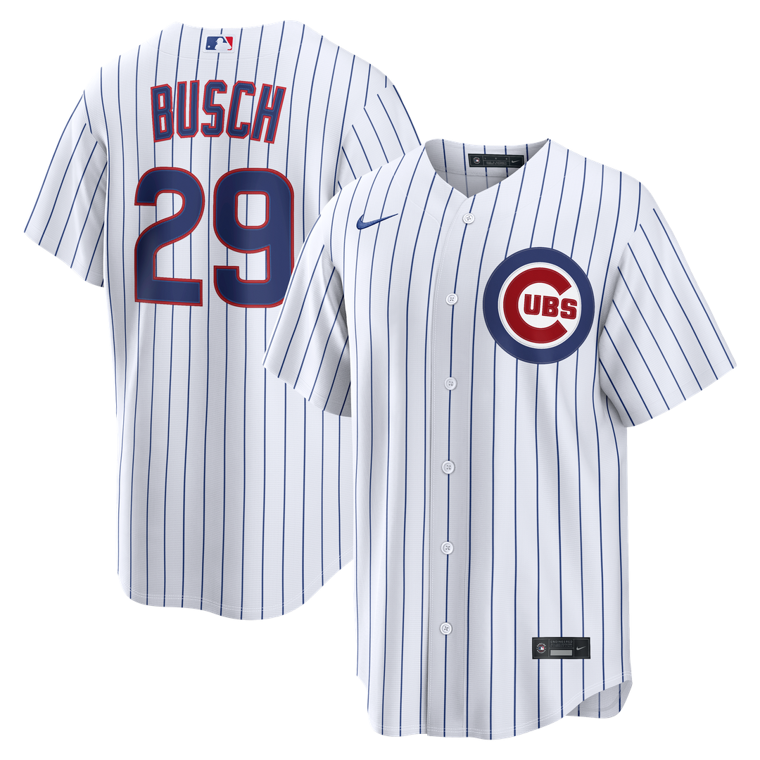 Michael Busch Chicago Cubs Nike Home Replica Jersey - White
