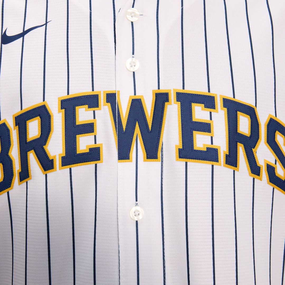 Christian Yelich Milwaukee Brewers Nike Alternate Replica Player Jersey - White