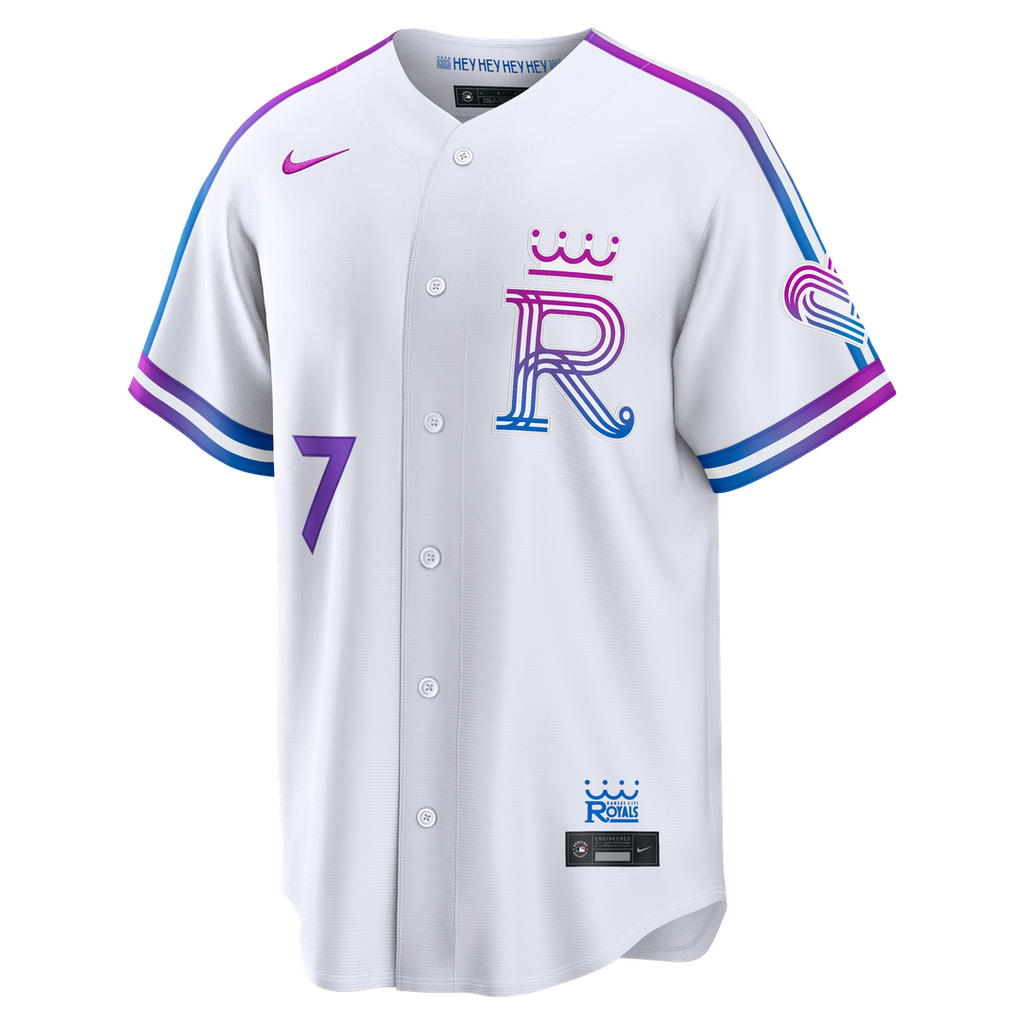 Bobby Witt Jr. Kansas City Royals Nike 2026 City Connect Stadium Jersey - White