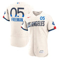 Freddie Freeman Los Angeles Dodgers Nike City Connect Authentic Sponsor Patch Jersey - Cream