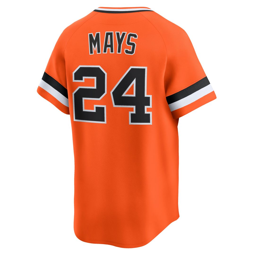 Willie Mays San Francisco Giants Nike Cooperstown Collection Limited Jersey - Orange
