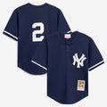 Derek Jeter New York Yankees Mitchell & Ness Preschool Cooperstown Collection Mesh Batting Practice Jersey - Navy