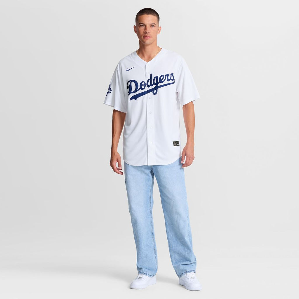Freddie Freeman Los Angeles Dodgers Nike Home 2025 World Series Champions Replica Jersey - White