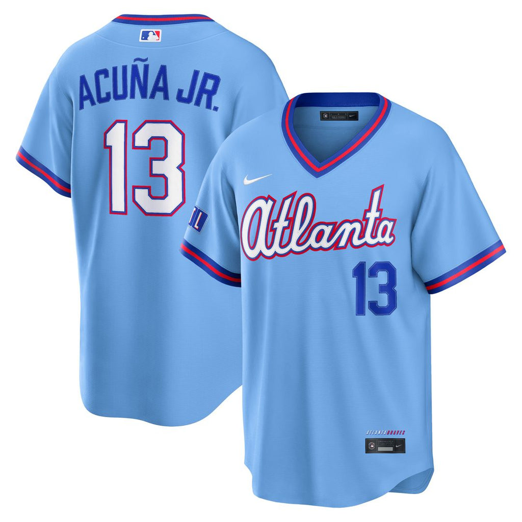 Ronald Acuña Jr. Atlanta Braves Nike 2026 City Connect Stadium Jersey - Powder Blue