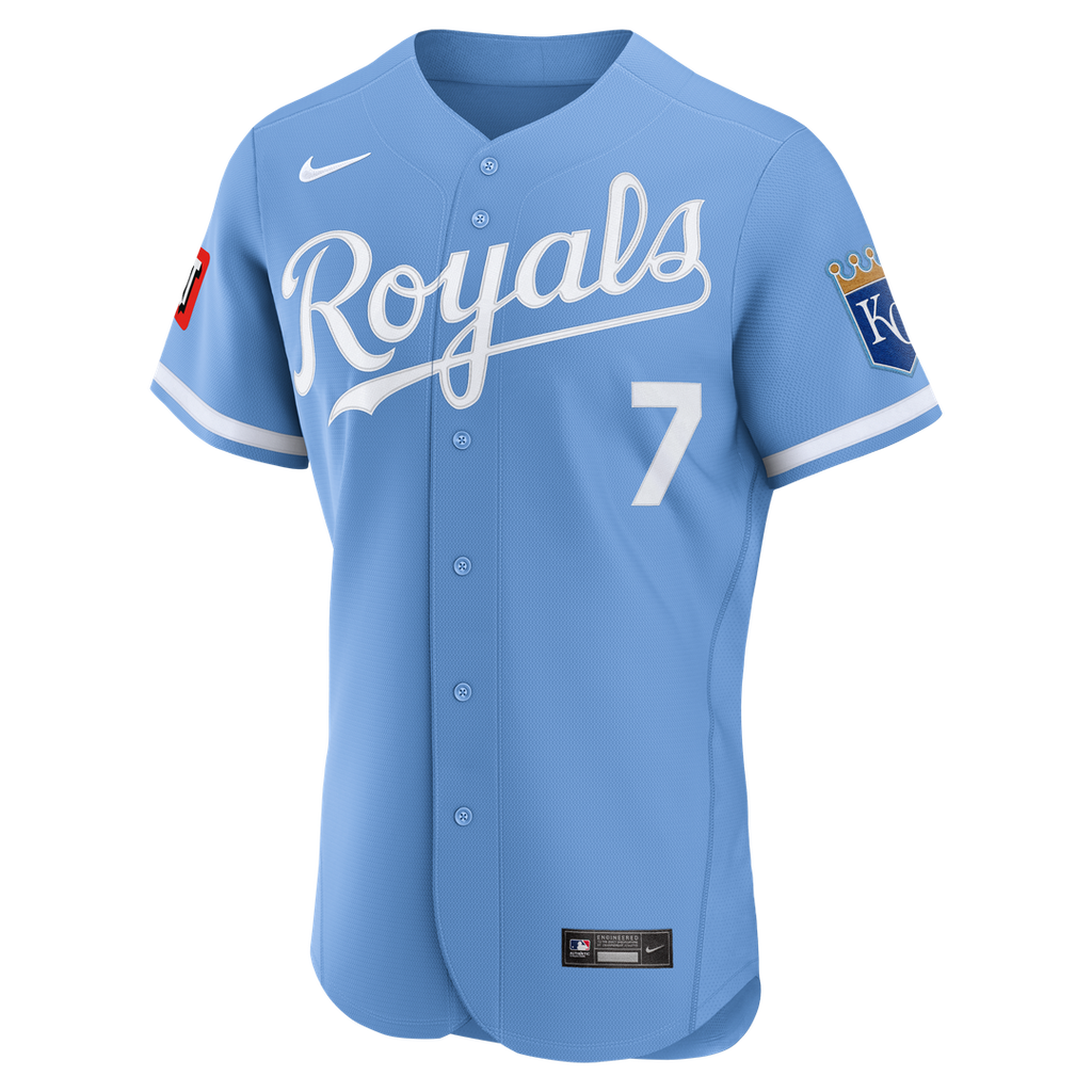 Bobby Witt Jr. Kansas City Royals Nike Home Authentic Sponsor Patch Jersey - White