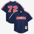 Carlton Fisk Chicago White Sox Mitchell & Ness Authentic Batting Practice Jersey - Navy