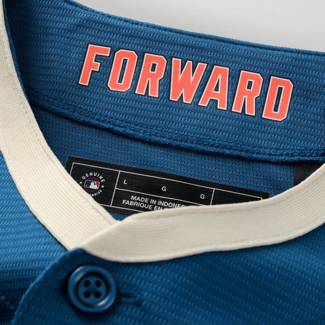 Brice Turang Milwaukee Brewers Nike 2026 City Connect Stadium Jersey - Mineral Blue