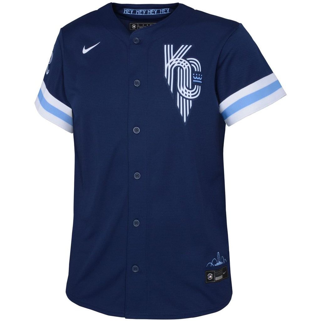 Salvador Perez Kansas City Royals Nike Toddler City Connect Replica Player Jersey - Navy