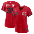 Ken Griffey Jr. Cincinnati Reds Nike Women's 2026 City Connect Stadium Jersey - Red