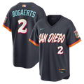 Xander Bogaerts San Diego Padres Nike 2026 City Connect Stadium Jersey - Obsidian