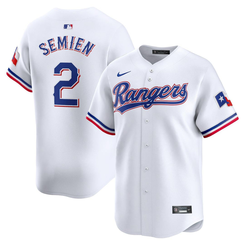 Marcus Semien Texas Rangers Nike Home Limited Player Jersey - White