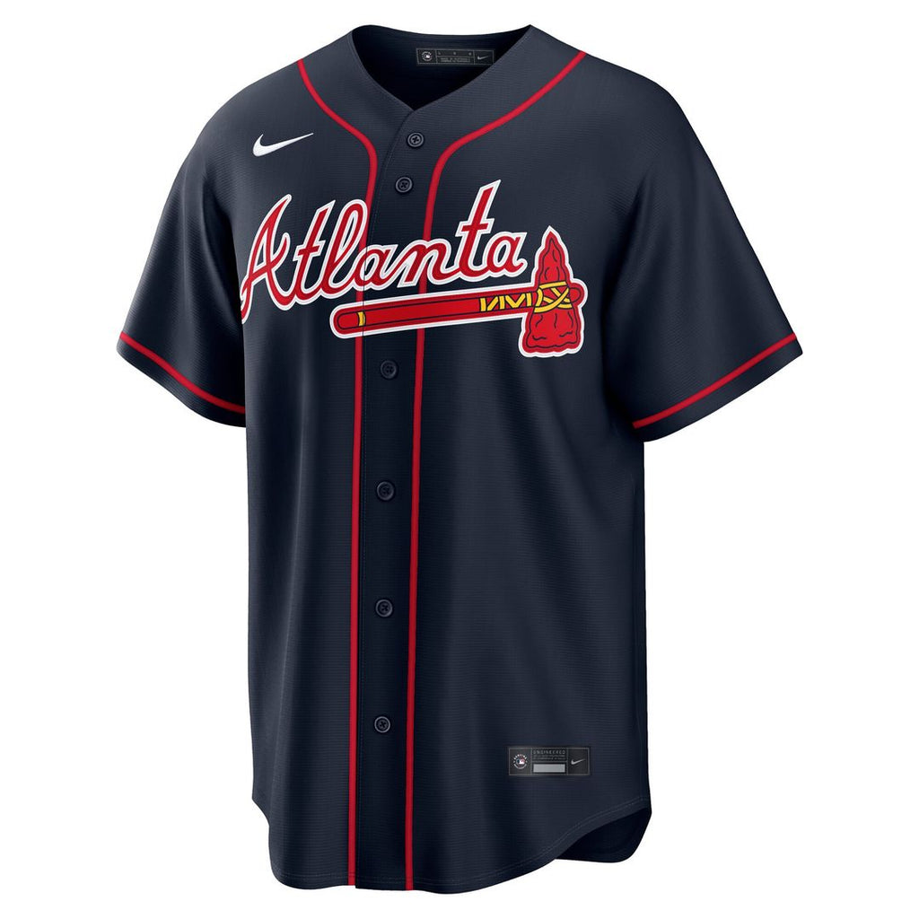 Ronald Acuña Jr. Atlanta Braves Nike Road Replica Jersey - Gray